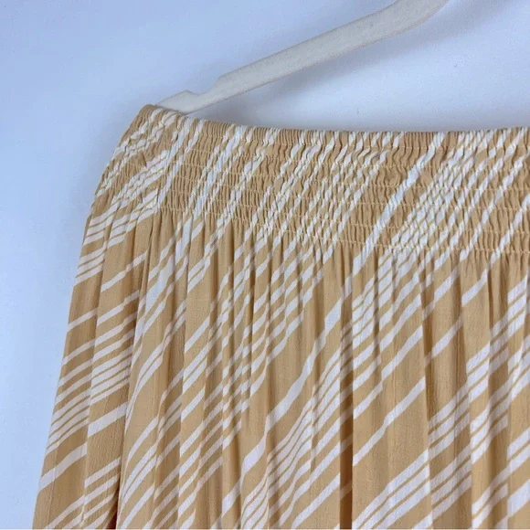 Faithful The Brand Yellow Striped Long Dress Size XS - Picture 4 of 13